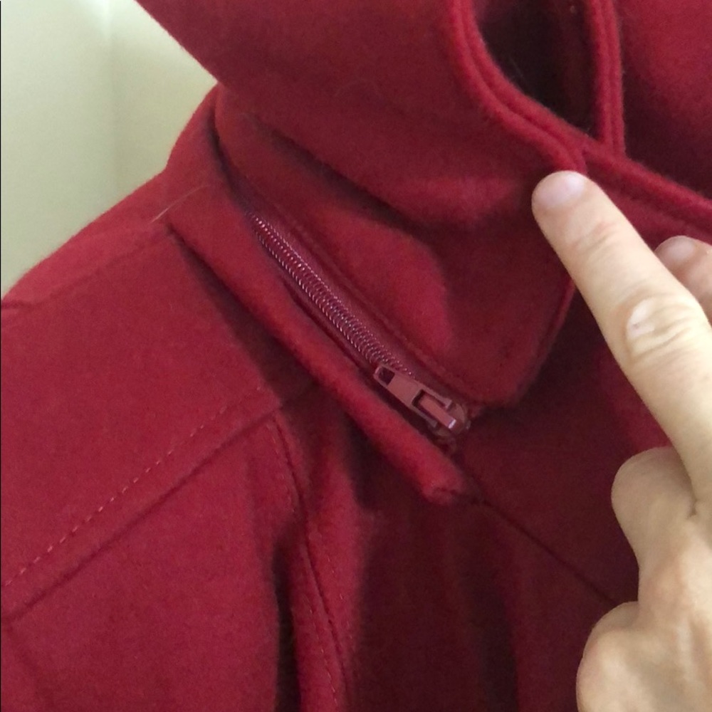 Red Wool Coat ❤️ - Picture 3 of 7